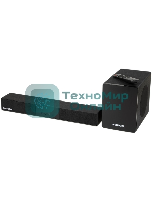 Микросистема Hyundai H-HA640 черный 150Вт FM USB BT SD/MMC/MS