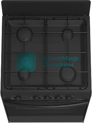 Плита газовая Darina S GM 441 001 At антрацит/черный, конфорок 4 шт, духовка 50 л, 50 см x 85 см x 51 см