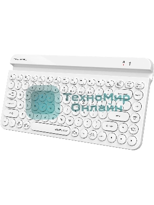 Клавиатура беспроводная A4Tech Fstyler FBK30 белый USB