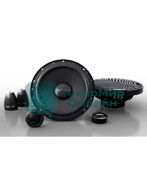 Колонки автомобильные Prology CX-65CS 180Вт 90дБ 4Ом 16см (6.5дюйм) (ком.:2кол.) компонентные двухполосные