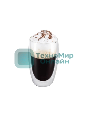 Стакан LEONORD AROMA, объем: 450 мл с двойными стенками из боросиликатного стекла (106479)