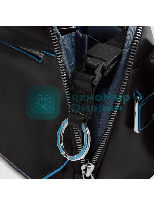 Сумка мужская Piquadro Blue Square CA6900B2/N черная натур.кожа
