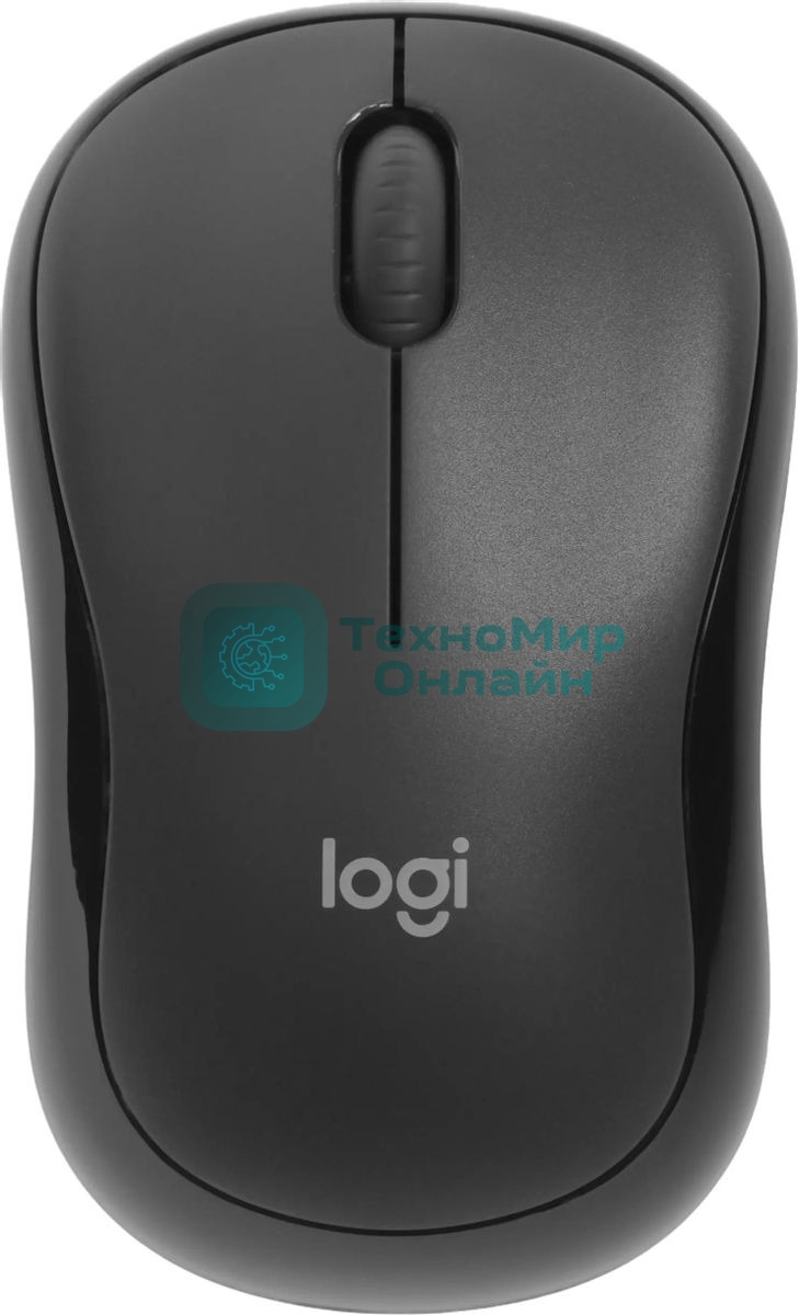 Мышь беспроводная Logitech M220 SILENT черный/серый, 1000 dpi, радиоканал, USB, кнопки - 3