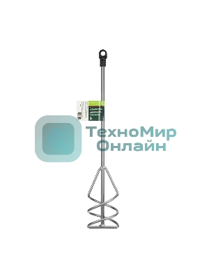 Миксер Сибртех для строительных смесей, 80х9х400 мм, шестигранный хвостовик