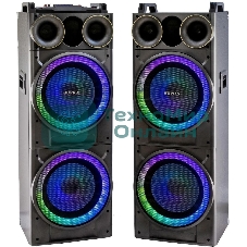 Минисистема SUPRA SMB-2150 черный 1200Вт FM USB BT SD (в комплекте: активн.+пассив.колонки)