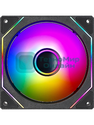 Вентилятор для корпуса Aerocool/Formula Floe 12BK ARPW ARGb черный, 120 мм, 1500 об/мин, 26.8 дБ, 4 pin