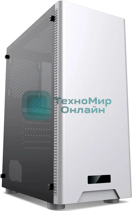 Компьютерный корпус Aerocool/Formula CL-3301W TG белый без БП ATX 1x120мм 2xUSB 2.0 1xUSB 3.0 audio bott PSU