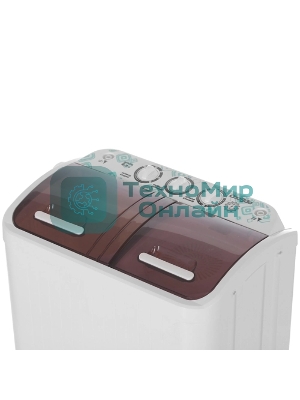 Стиральная машина Славда WS-40PT/РЕТ 4кг белый/серый, загрузка вертикальная 4 кг, 1350 об/мин, класс: А+