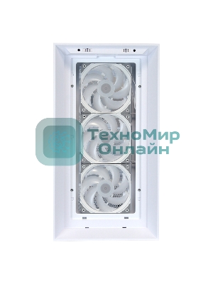Компьютерный корпус ACD Lagrange; ATX, белый, FANS: 120мм ARGb: 3 Top + 1 Rear + HUB. Drive bay int: 3x3,5