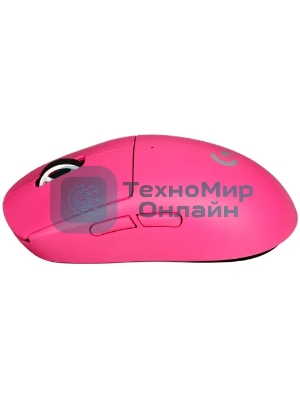 Мышь беспроводная Logitech G PRO X Superlight 2 розовый, 32000 dpi, радиоканал, USB, кнопки - 5