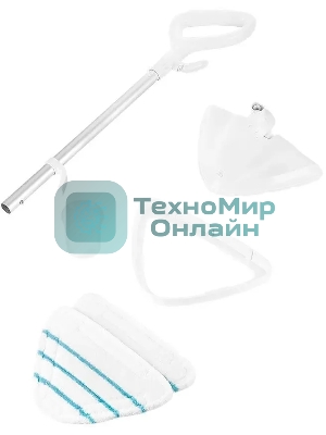 Швабра паровая Kitfort КТ-1049 1300Вт белый