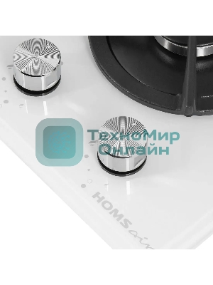 Газовая варочная панель HOMSair HGG321WH независимая, белый