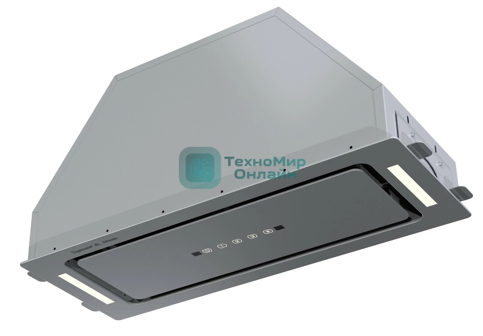 Вытяжка встраиваемая Zigmund & Shtain K 014.7 S серебристый, 72 см, 1100 куб. м/ч, 62 дБ