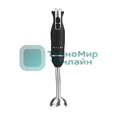 Блендер Galaxy Line GL 2147, черный с серебристым, погружной, 800 Вт, 15 000 об/мин