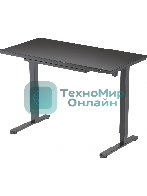 Стол игровой Cactus CS-EGD-BBK столешница стекло черный, каркас черный