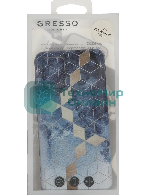 Чехол (клип-кейс) Gresso Meridian, для ZTE Blade L9, синий gr17aaae9049