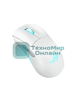 Мышь беспроводная ASUS ROG KERIS II ORIGIN, 54g, Wired, 2.4GHz RF, Bluetooth 5.1, 42K DPI sensor, 5 Prograммable Buttons, White