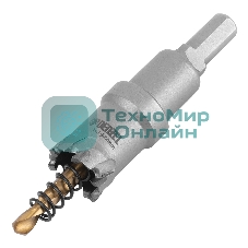 Коронка по металлу Denzel твердосплавная, 22 мм