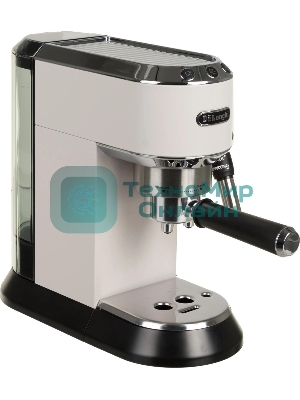 Кофеварка эспрессо DeLonghi EC685.W белый, исп. кофе - молотый/чалды, 1.1 л, 1350 Вт, 15 бар