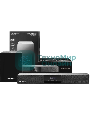 Микросистема Hyundai H-HA640 черный 150Вт FM USB BT SD/MMC/MS