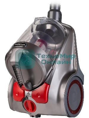 Пылесос Hyundai HYV-C4500 темно-серый, 380/2400 Вт, уборка сухая, пылесборник контейнер 3.5 л