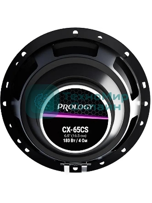 Колонки автомобильные Prology CX-65CS 180Вт 90дБ 4Ом 16см (6.5дюйм) (ком.:2кол.) компонентные двухполосные