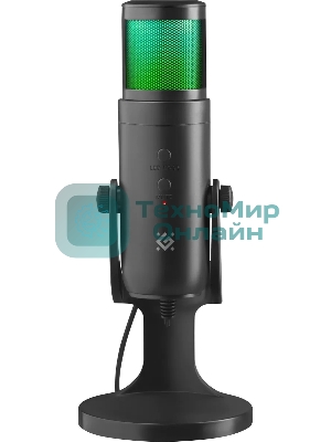 Микрофон DEFENDER (64625) Galactar GMC 250 USB, LED, провод 1.5 м