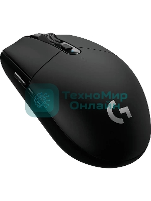 Мышь беспроводная Logitech G304 Lightspeed черный, 12000 dpi, радиоканал, USB, кнопки - 6