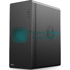 Компьютерный корпус CBR ATX Miditower U500, без БП, 1хUSB 3.0 Type-C, 1хUSB 3.0, 1хUSB 2.0, HD Audio+Mic, черный [PCC-ATX-U500-WPSU