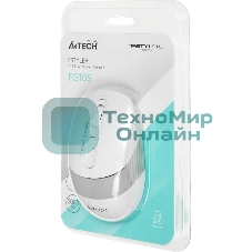 Мышь беспроводная A4Tech Fstyler FG10S белый/серый, 2000 dpi, радиоканал, USB, кнопки - 4