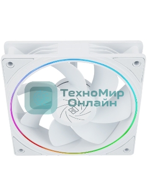 Кулер для корпуса Thermalright TL-S12RW Reverse (120x120x25mm, 4-pin PWM, ARGB, 47.6CFM, 23.2dBA, 1500RPM, White)