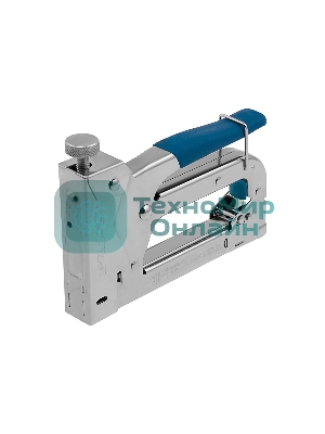 Степлер Gross 41000 мебельный регулируемый handwerker стальной корпус тип скобы 53 4-14мм