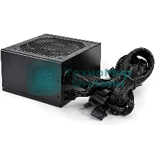 Блок питания PCCOOLER KF650, 650W 80 PLUS White (ATX, ATX 2.4, Non-modular, 1x24(20+4)pin 550мм, 1xCPU*2 8(4+4)pin 610+150мм, 2xPCIe 8(6+2)pin 510мм, 2xSATA*3+MOLEX4pin*1 450+150+150+150мм, Active, 120x120мм, 140x150x86мм, APFC, OVP, SCP, OPP (140-160%, 2ms delay))