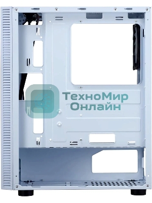 Компьютерный корпус AeroCool/Formula CL-3302W RGb белый без БП ATX 2xUSB 2.0 1xUSB 3.0 audio bott PSU