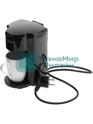 Кофеварка капельная Kitfort KT-763 350Вт черный