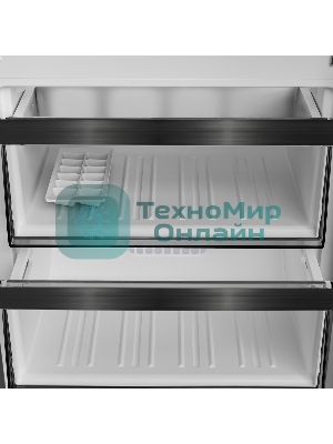 Холодильник Hotpoint HDKP 8201I DX нержавеющая сталь двухкамерный 257/100л морозилка снизу, No Frost