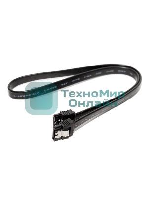 Кабель 5bites SATA3-7PL45S Serial ATA V3.0, 6Gbит, с, защелка, 0.45м