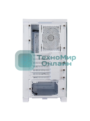 Компьютерный корпус ACD Lagrange; ATX, белый, FANS: 120мм ARGb: 3 Top + 1 Rear + HUB. Drive bay int: 3x3,5