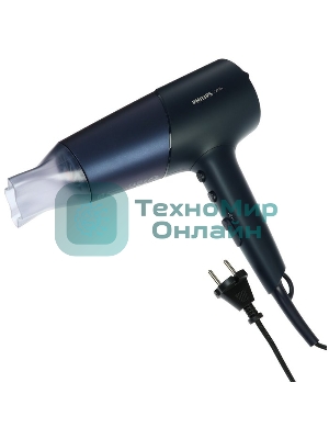 Фен Philips BHD510/03 синий, 2300 Вт, ионизация