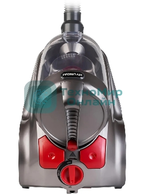 Пылесос Hyundai HYV-C4500 темно-серый, 380/2400 Вт, уборка сухая, пылесборник контейнер 3.5 л