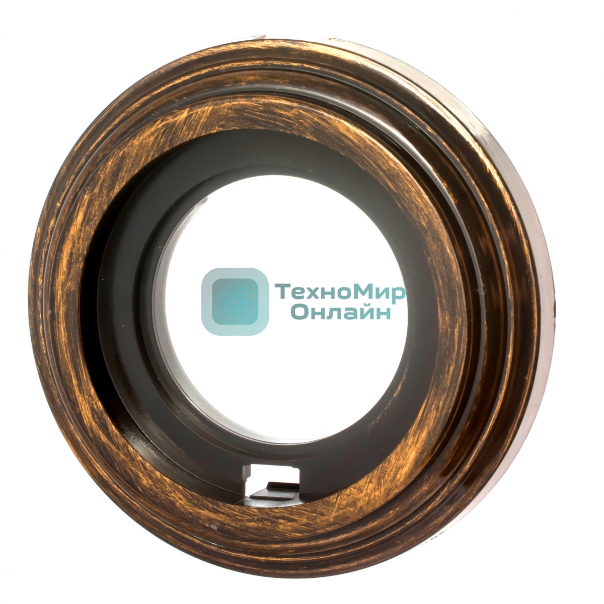 Рамка Bironi BF1-610-25 1-м Лизетта ретро ABS-пластик бронза