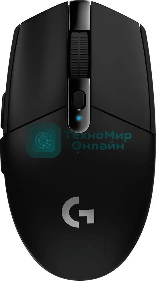 Мышь беспроводная Logitech G304 Lightspeed черный, 12000 dpi, радиоканал, USB, кнопки - 6