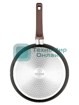 Сковорода Rondell Fest RDA-1340, 28 см, без крышки, черный