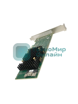 RAID-контроллер Broadcom MegaRAID 9540-8I SGL PCIe 4.0 x8 LP, SAS/SATA, 8port(1 * int SFF8654), 3808ROC, SGL