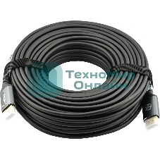 Кабель аудио-видео Cactus CS-HDMI-AOC-2-30 HDMI (m)/HDMI (m) 30м. позолоч.конт. черный