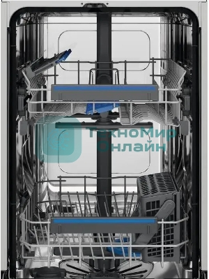 Встраиваемая посудомоечная машина Electrolux EEG62300L, серебристый, 44.6 см, 9 компл., 44 дБ, класс D