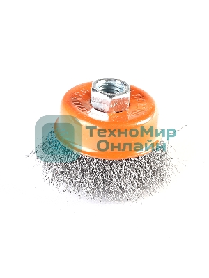 Щетка EDGE by PATRIOT чашеобразная 60ммХМ14 гофрированная проволока