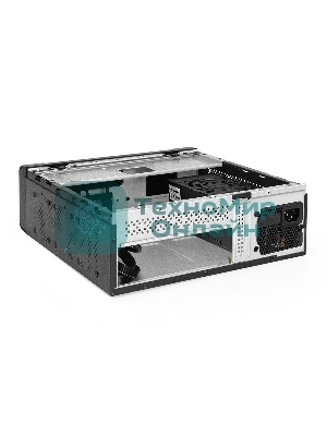 Компьютерный корпус Desktop ExeGate FL-102-TPS350 (mini-ITX, БП TPS350 с вент. 8см, 2*USB + 1*USB 3.0, аудио, черный)