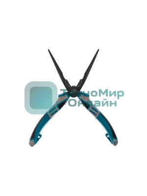 Длинногубцы прямые Gross 17171 205 мм, трехкомпонентные рукоятки