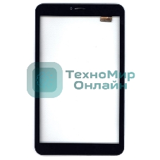 Сенсорное стекло (тачскрин) для Irbis TZ855, черное с рамкой